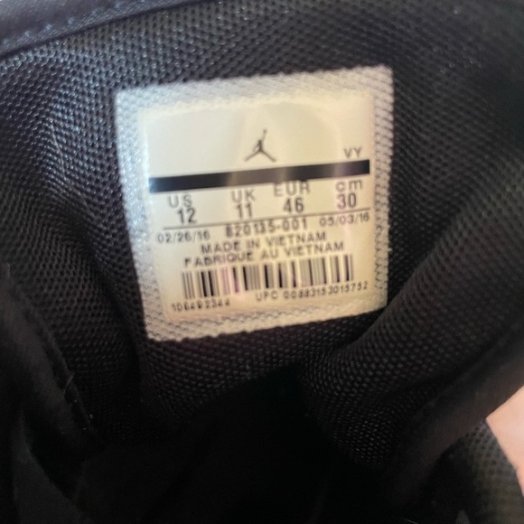 Size 12 - Jordan 1 Flight 4 Black DS Nike Air Jordan Flight 23 Shoes Red‎ Black main image 6